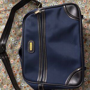Retro Navy 1980s Sasson Bag